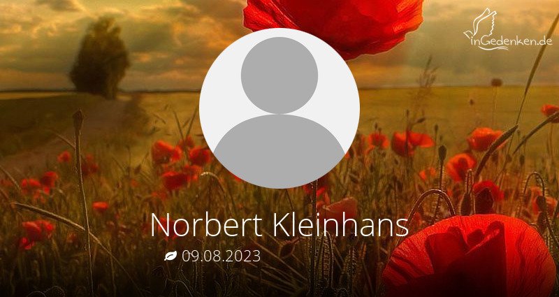 Trauern Sie um Norbert Kleinhans - Badische Neueste Nachrichten